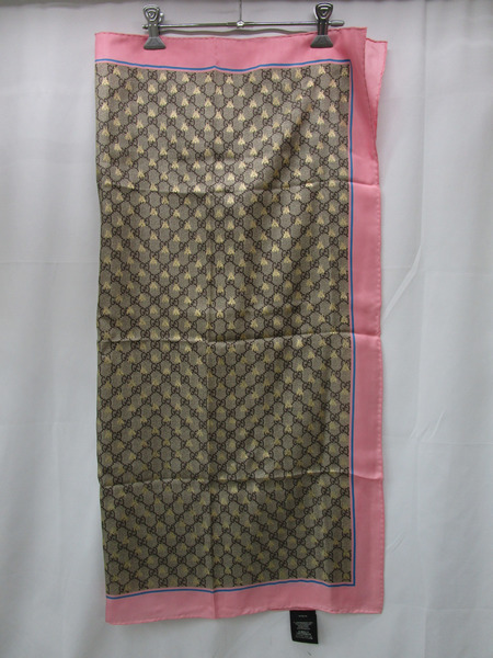 アクセサリー GUCCI 大判スカーフ BEE柄