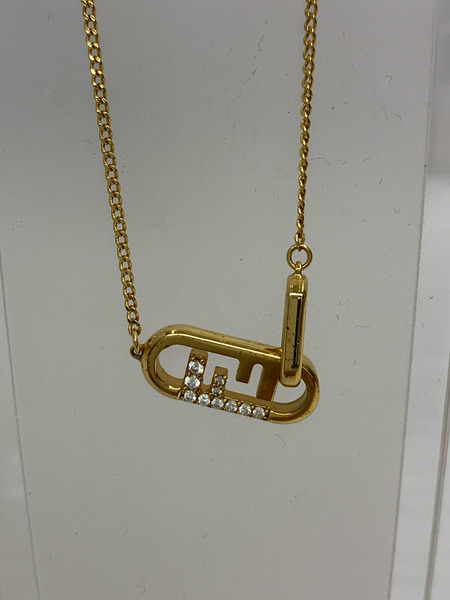 フェンディ オーロック モチーフネックレス一部凹み有