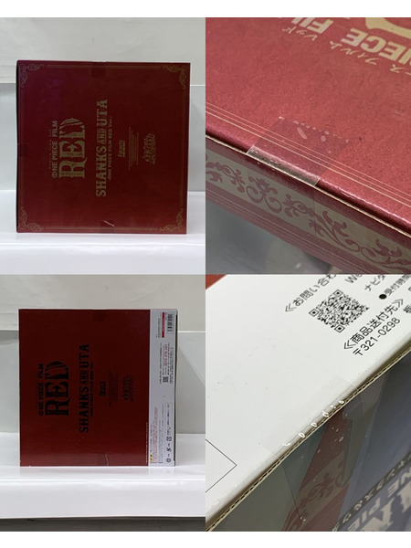 フィギュアーツZERO 超激戦 シャンクス＆ウタ ONE PIECE FILM RED Ver. 未開封 箱ダメージあり Figuartsゼロ ワンピース フィルムレッド 