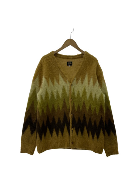 Needles　22AW Mohair Cardigan Zigzag (S)[値下]