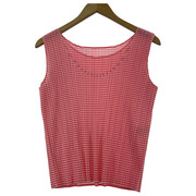 PLEATS PLEASE タンクトップ ピンク