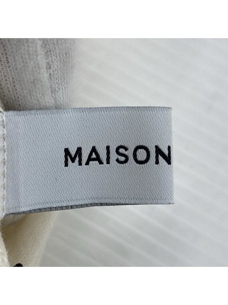 MAISON SPECIAL 長袖Tシャツ・カットソー 21222415507 Half Zip Tops アイボリー[値下]