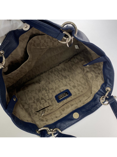 FURLA ハンドバッグ 紺