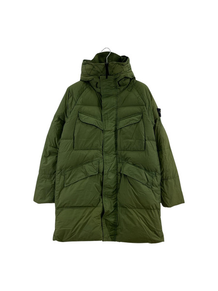 STONE ISLAND Crinkle Reps Hooded Long Down ダウンコート S[値下]