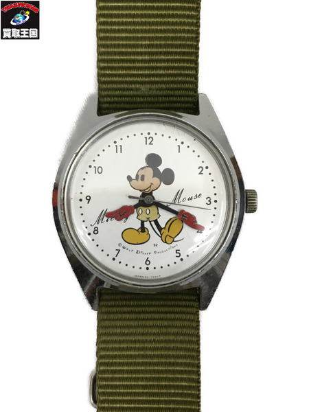 【希少】SEIKO セイコー 手巻き ミッキーマウス 腕時計　5000-7000