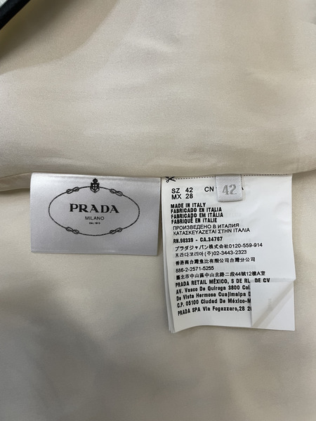PRADA シルクワンピース　made in Italy サイズ38 ⑦ PRADA シルクワンピース made in Italy サイズ38 ⑦ - メルカリ