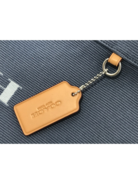 COACH キャンバスブルー トートバック[値下]