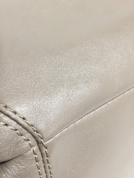 COACH　トートバッグ コレットレザー グレージュ