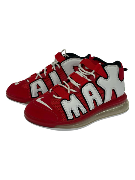 NIKE スニーカー AIR MORE UPTEMPO 720 CJ3662-600 赤 (28.0)