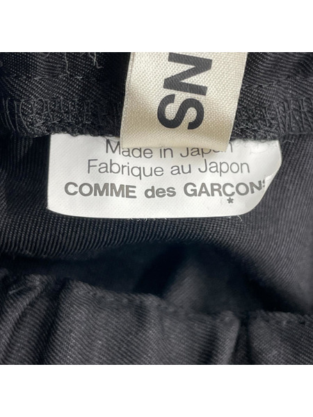 COMME des GARCONS パンツ シルクウール/BLK/XS