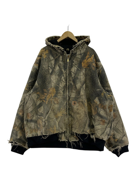 Carhartt ジャケット 90s アクティブパーカー　リアルツリー　ボロ[値下]
