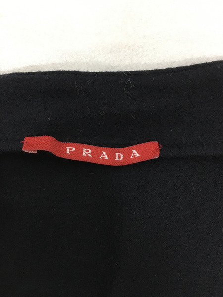 00s PRADA SPORTS ウールワンピース ネイビー S