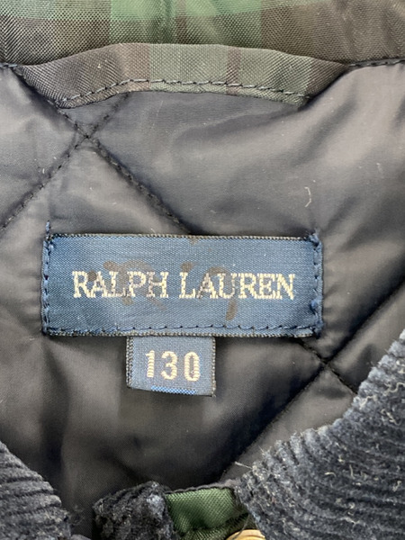 POLO RALPH LAUREN タータンチェック キルティングジャケット（130）
