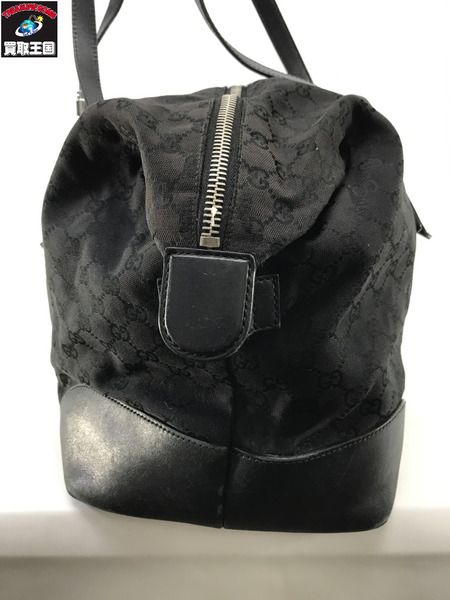 GUCCI ショルダーバッグ トラベルバッグ ボストン GG柄 黒