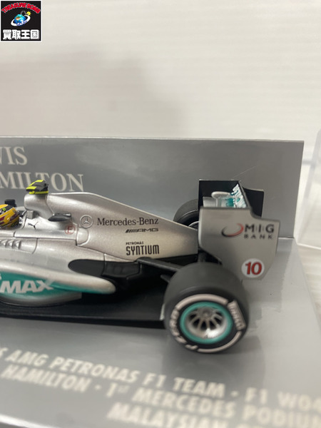 1/43スケールカー Minichamps MERCEDES AMG W04 L.HAMILTON