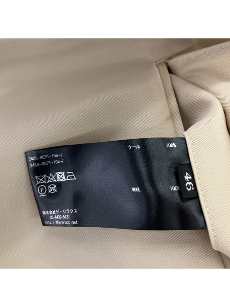 THE RERACS パンツ 24SS イージーパンツ 46 ベージュ