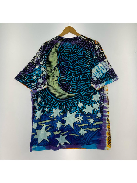 OLD・VINTAGE 半袖Tシャツ・カットソー 90s/USA製/LIQUID BLUE/太陽ト月/XL