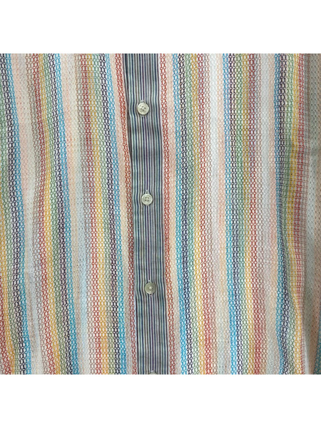 長袖シャツ PERIOD FEATURES  ストライプシアーシャツ