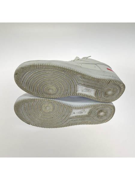 Supreme スニーカー ×NIKE AIR FORCE 1 LOW 白 (28.0cm)