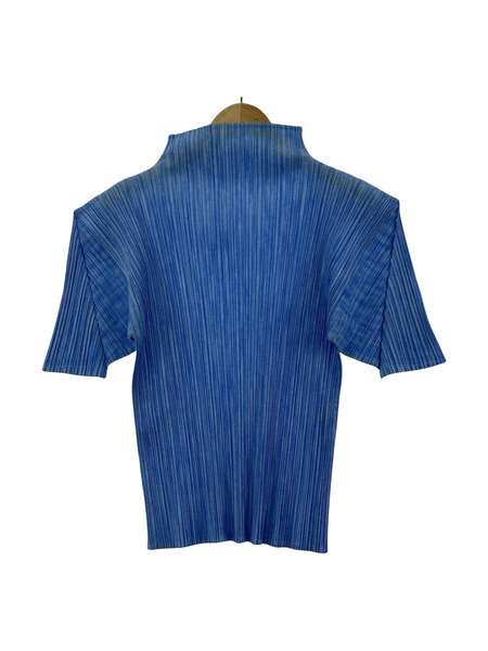 PLEATS PLEASE SSカットソー　ブルー