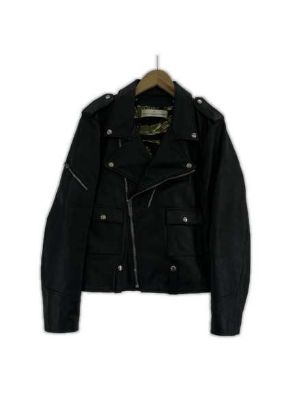 GOLDEN GOOSE レザージャケット ライダースジャケット 黒 XXS