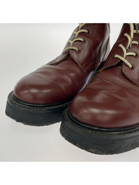 foot the coacher サイドジップブーツ 赤 (10)