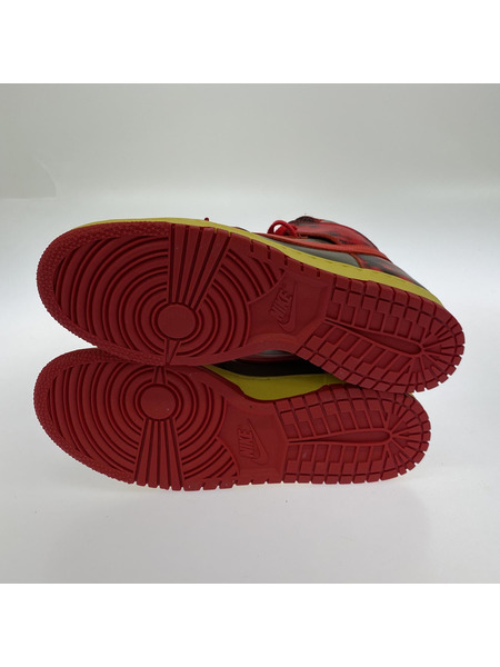 NIKE スニーカー Dunk High Red Acid Wash 26cm[値下]