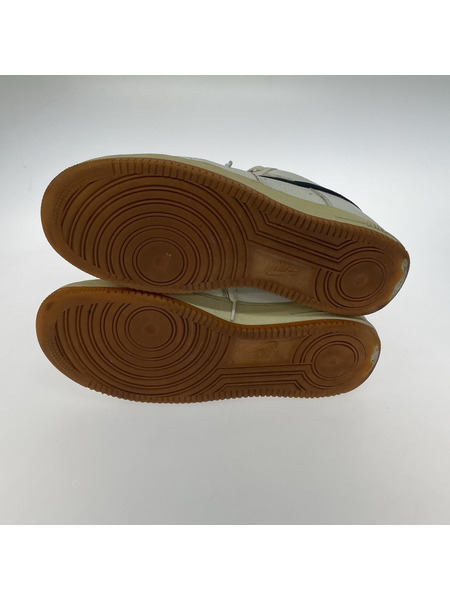 NIKE スニーカー AIR FORCE1 Low '07 白紺 (28.5cm)