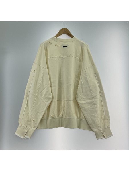 stein スウェット・トレーナー oversizes rebuild sweat L ホワイト