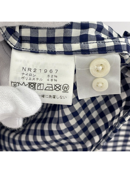 THE NORTH FACE 半袖シャツ NR21967 S/S Hidden SHIRT (M)