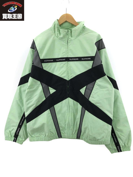 Supreme Cross Paneled Track Jacket Mint｜商品番号：2100207011699
