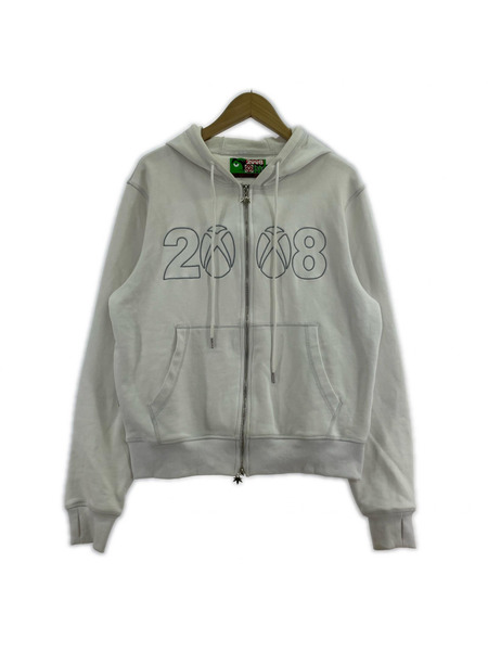 fuckthisindustry 8box 2008 ジップパーカー M ホワイト