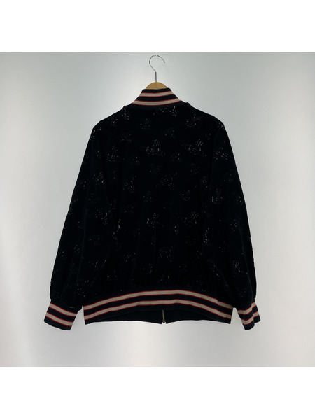 Vivienne Westwood RED LABEL オーブ柄ベロアトラックジャケット 00 ブラック