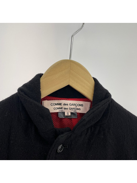 COMME des GARCONSジャケットコムコム AD2015 裏メッシュチェスターコート S