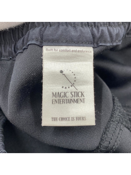 MAGIC STICK パンツ カーゴスウェットパンツ 黒 (L)[値下]