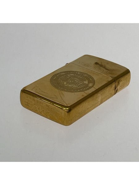 . ZIPPO SOLID BRASS