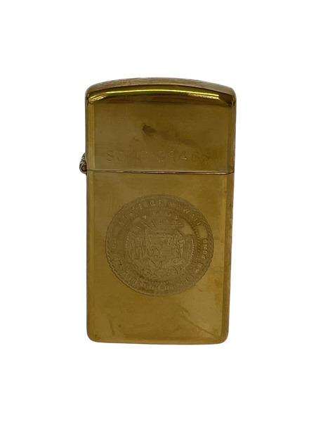 . ZIPPO SOLID BRASS