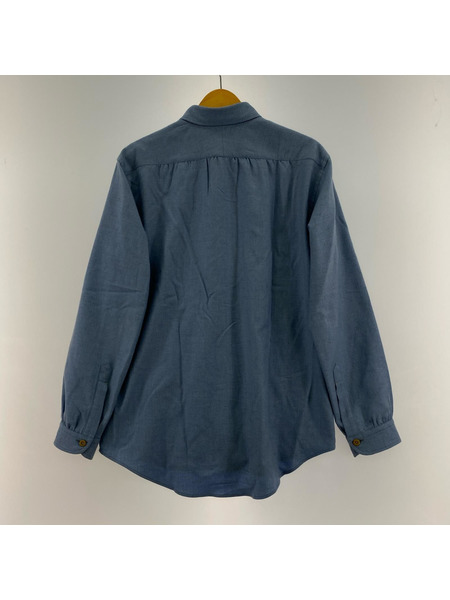 長袖シャツ Aquellos Ojos Verdes BISHU L/S BLUE