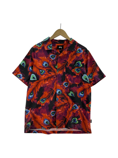 STUSSY 半袖シャツ Peacock Shirt (S)