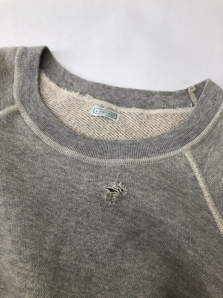 A.PRESSE 22SS Vintage Washed Sweat Shirt 2 グレー[値下]