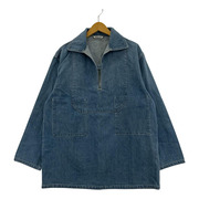 AURALEE 長袖シャツ SELVEDGE FADED LIGHT DENIM P/O SHIRT