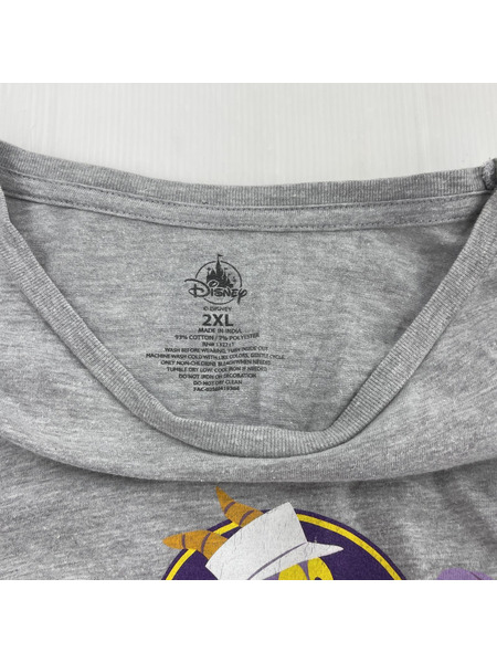 Disney 00S FIGMENT COLOR CO SS カットソー グレー
