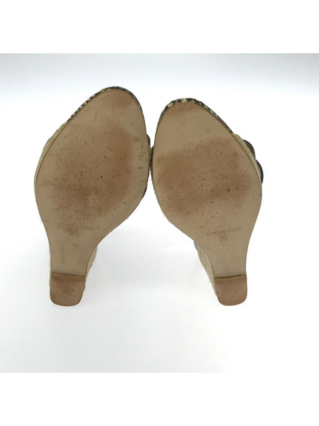 PELLICO パンプス・ヒール ウエッジソールサンダル/36