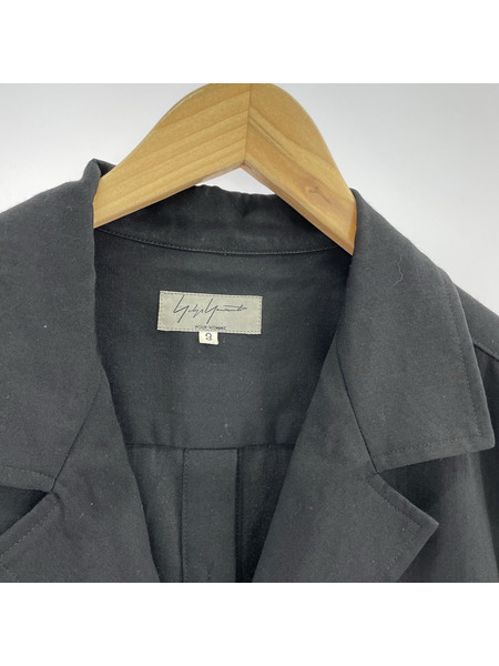 Yohji Yamamoto POUR HOMME ウールギャバシャツジャケット 3  HO-B26-100
