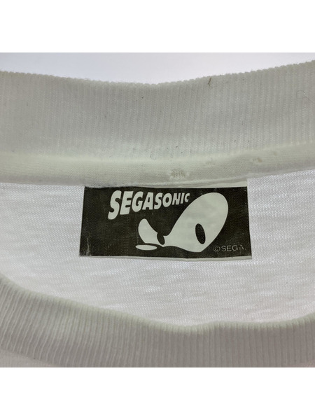 OLD・VINTAGE 半袖Tシャツ・カットソー 90s SEGA SONIC キャラクタープリント Tee 白