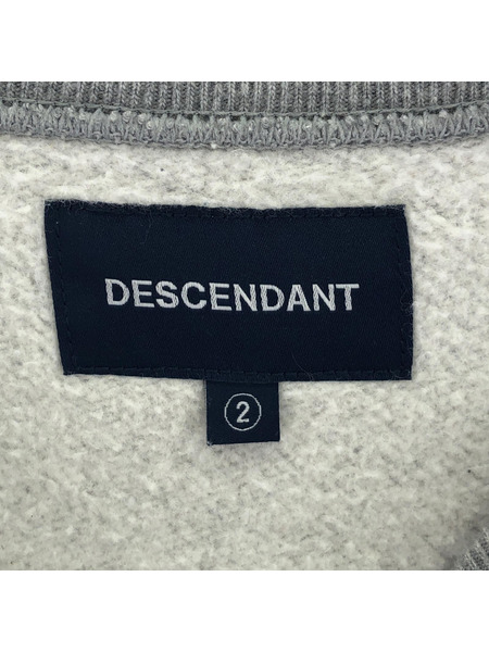 DESCENDANT スウェット・トレーナー 24AW DIRT CREW NECK/サイズ2