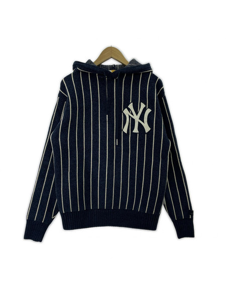 KITH パーカー NY ストライプ NVY[値下]