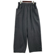call ワイドパンツウールトラウザース WIDE WOOL TROUSERS 2 GRAY