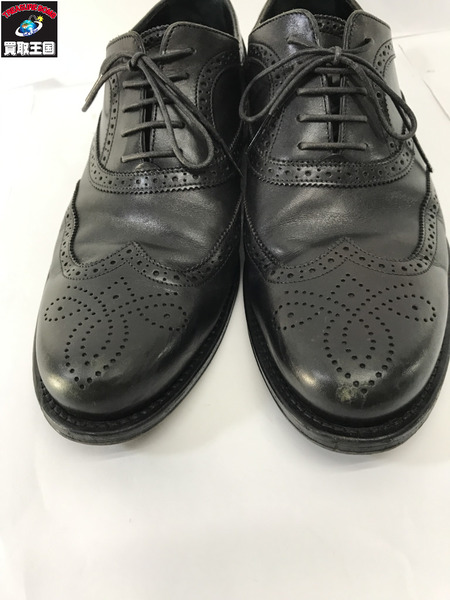 LV ウイングチップ レザーシューズ 黒(6M) ST0151