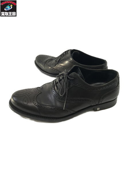 LV ウイングチップ レザーシューズ 黒(6M) ST0151